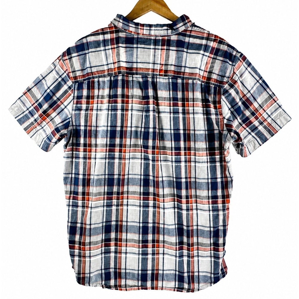 Prana Shirt Mens Size XL Gray Plaid Short Sleeve Outdoor Hiking Casual - Picture 2 of 9